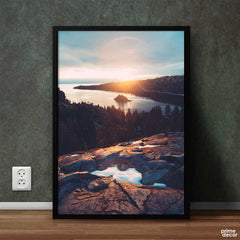 Mountain Sunset  Poster|  Poster Wall Art