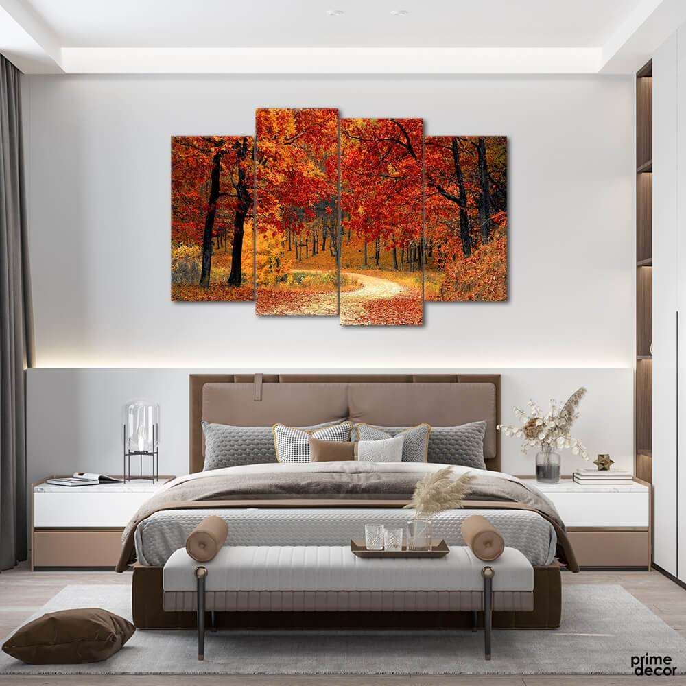 A Path To Remember (4 Panel) Nature Wall Art