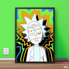 Rick Sanchez Hallucinating | Tv Series Wall Art - Prime Décor