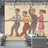 Working Together To Win The Game | Office Wallpaper Mural