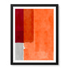 Red & Orange Color Shades Abstract Design | Abstract Office Artwork #00197