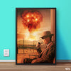 Oppenheimer Watching Nuclear Blast | Movie Wall Art