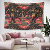A Castle In The Sky With Fireworks  | Fashion Tapestry