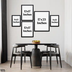 Urban Famous Places Grayscale Luxury Artwork (5 Panel) Architecture Wall Art