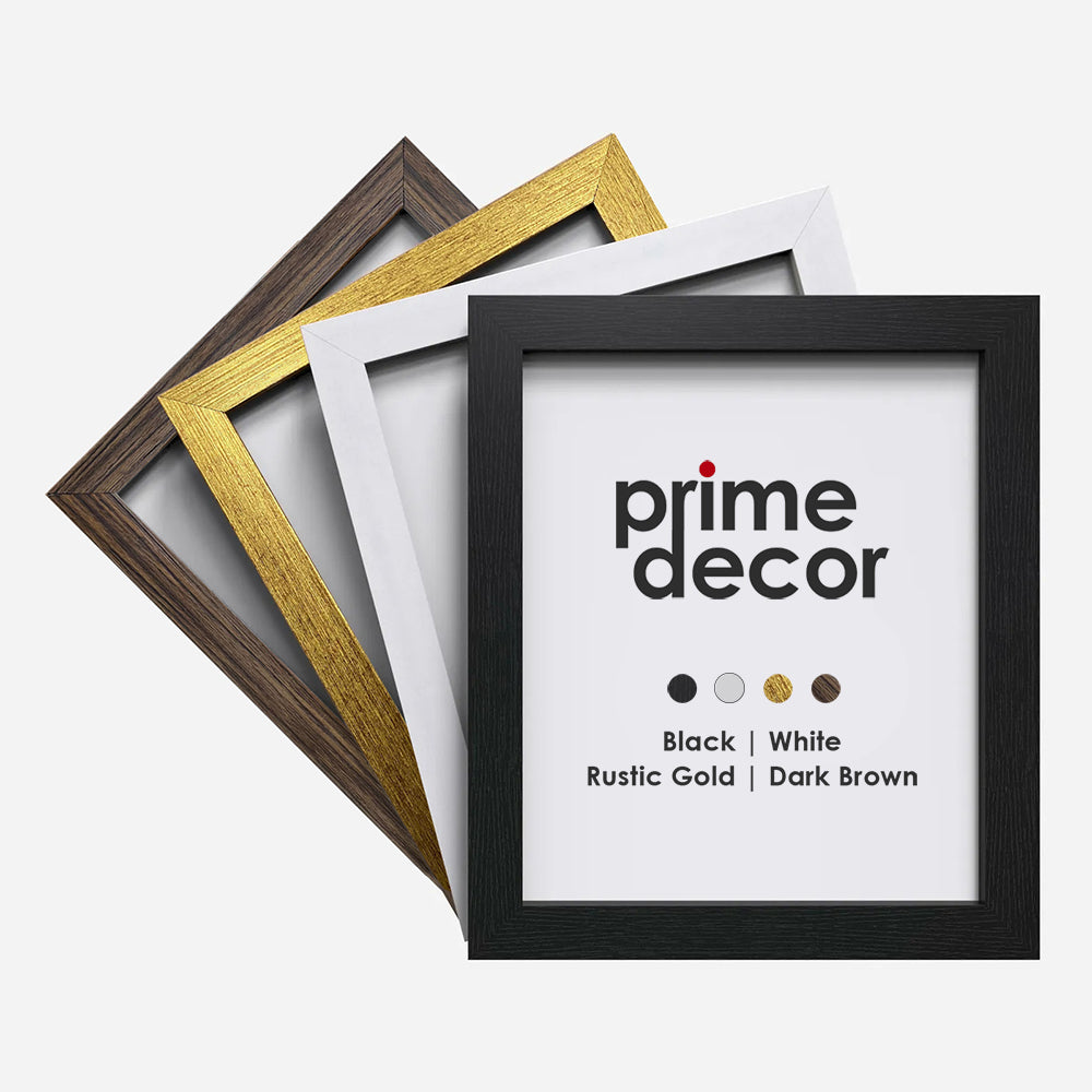 Black & Gold Abstract Design  Over White Background | Abstract Fashion Artwork #00476 - Prime Décor