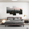 City Buildings At Night (5 Panel) | Architecture Wall Art
