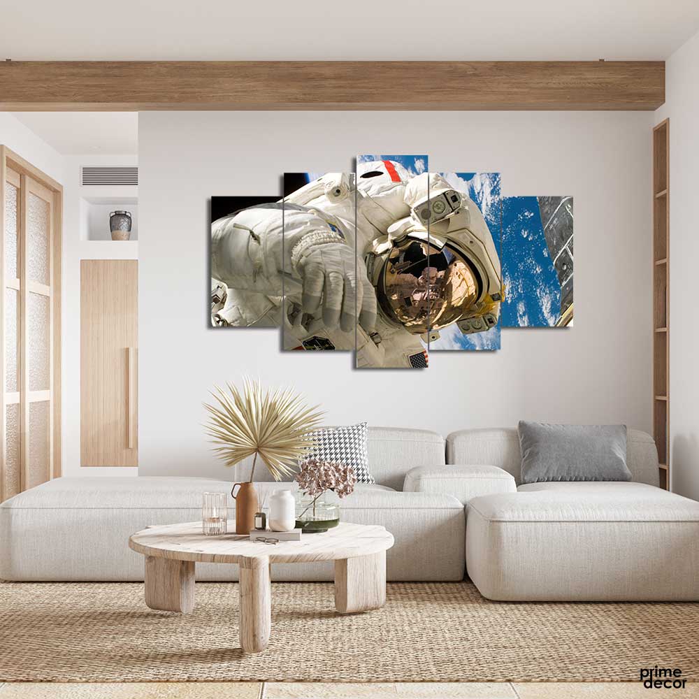 Making Space Travel (5 Panel) Space Wall Art - Prime Décor