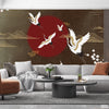 Guochao Chinese Style Creative Flying Crane | Nordic Wallpaper Mural