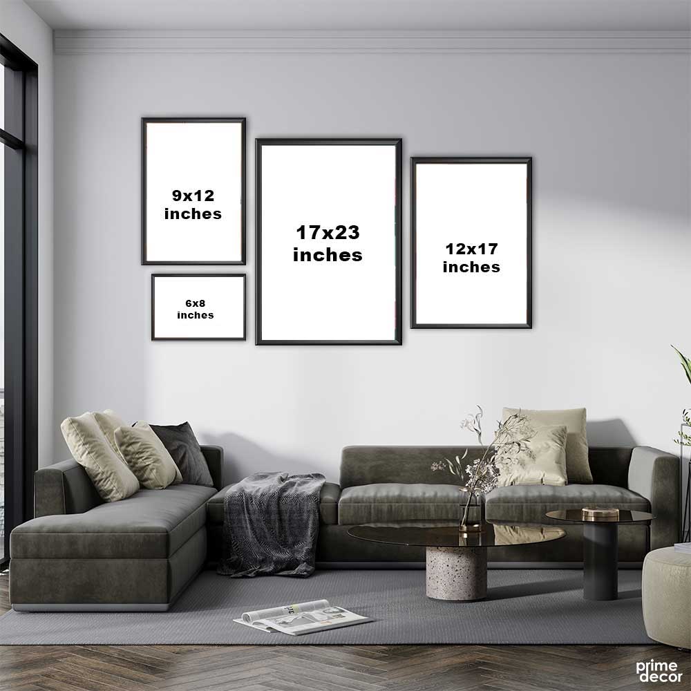 Modern Brush Strokes (4 Panel) Abstract Wall Art - Prime Décor