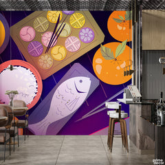 Best Chinese Dishes On The Table | Restaurant Wallpaper Mural