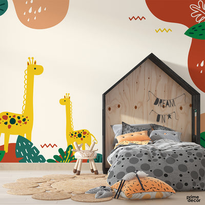 Hand Drawn Doodle Background | Kids Wallpaper Mural - Prime Décor