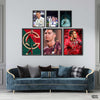 Ronaldo 7 Setup (6 Panel) Sports Wall Art