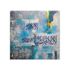 Kalima Shahada Blue & Gold Abstract Handmade Painting