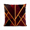 Mystic Marble Series - Maroon (Set of 4) | Abstract Cushion #275