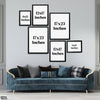 The Worst Nightmare Is To Have No Dreams (6 Panel) Motivational Wall Art