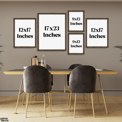 World's Aesthetic Views Artwork (5 Panel) Travel Wall Art