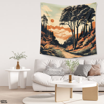 Abstract Beautiful Forest Artwork | Nature Tapestry