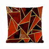 Mystic Marble Series - Maroon (Set of 4) | Abstract Cushion #275