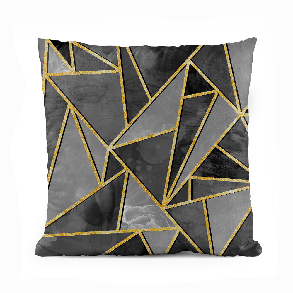 Mystic Marble Series - Charcoal (Set of 5) | Abstract Cushion #271 - Prime Décor