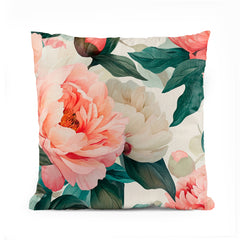 Watercolor Pink & White Botanical | Floral Cushion #022 - Prime Décor