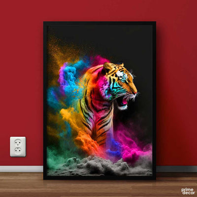 Stream a Brave Tiger | Animal Poster Wall Art On Sale - Prime Décor