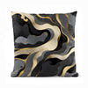 Mystic Marble Series - Charcoal | Abstract Cushion #230