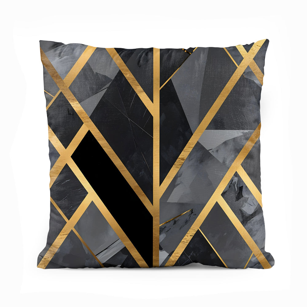 Mystic Marble Series - Charcoal (Set of 5) | Abstract Cushion #271 - Prime Décor