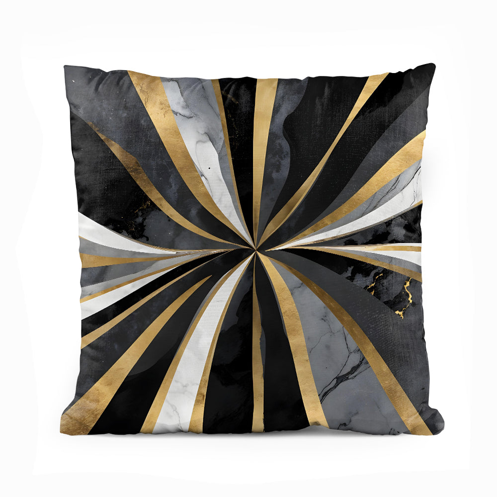Mystic Marble Series - Charcoal (Set of 5) | Abstract Cushion #271 - Prime Décor