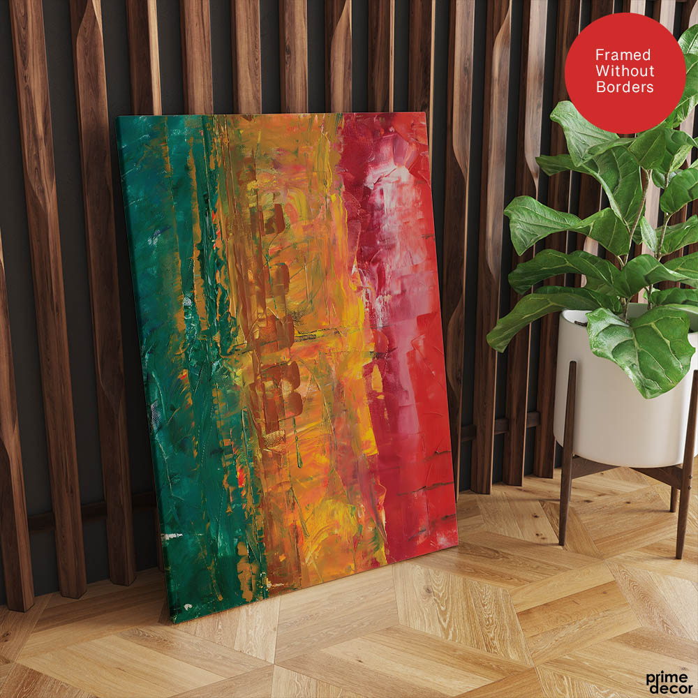 Colorful Abstract Paint Stroke Art | Abstract Fashion Artwork #00236 - Prime Décor