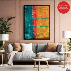 Colorful Abstract Paint Stroke Art | Abstract Fashion Artwork #00237 - Prime Décor