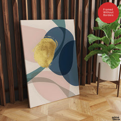 Colorful Abstract Paint Stroke Art Over Beige Background | Abstract Fashion Artwork #00238 - Prime Décor
