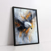 Majestic Flying Eagle with Gold Splashes (Single Panel) Digital Painting Wall Art