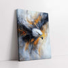 Majestic Flying Eagle with Gold Splashes (Single Panel) Digital Painting Wall Art