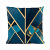 Mystic Marble Series - Sea Blue (Set of 5) | Abstract Cushion #272