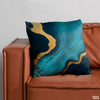 Mystic Marble Series - Sea Blue | Abstract Cushion #247