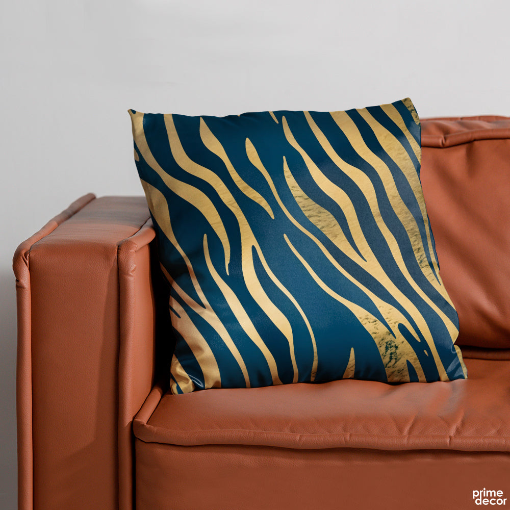 Mystic Marble Series - Sea Blue | Abstract Cushion #248 - Prime Décor