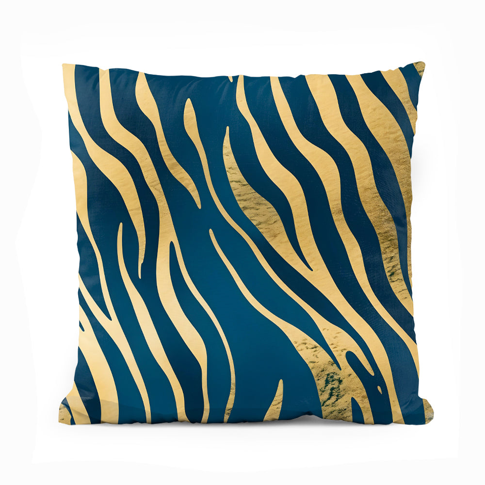 Mystic Marble Series - Sea Blue | Abstract Cushion #248 - Prime Décor
