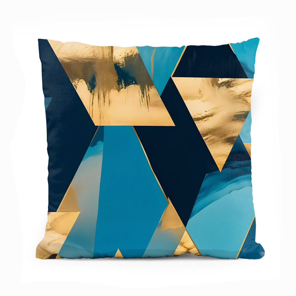 Mystic Marble Series - Sea Blue (Set of 5) | Abstract Cushion #272 - Prime Décor