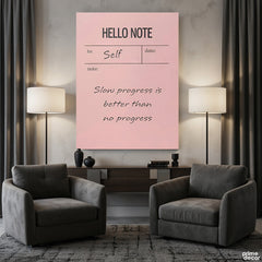 Slow Progress Is Better Than No Progress