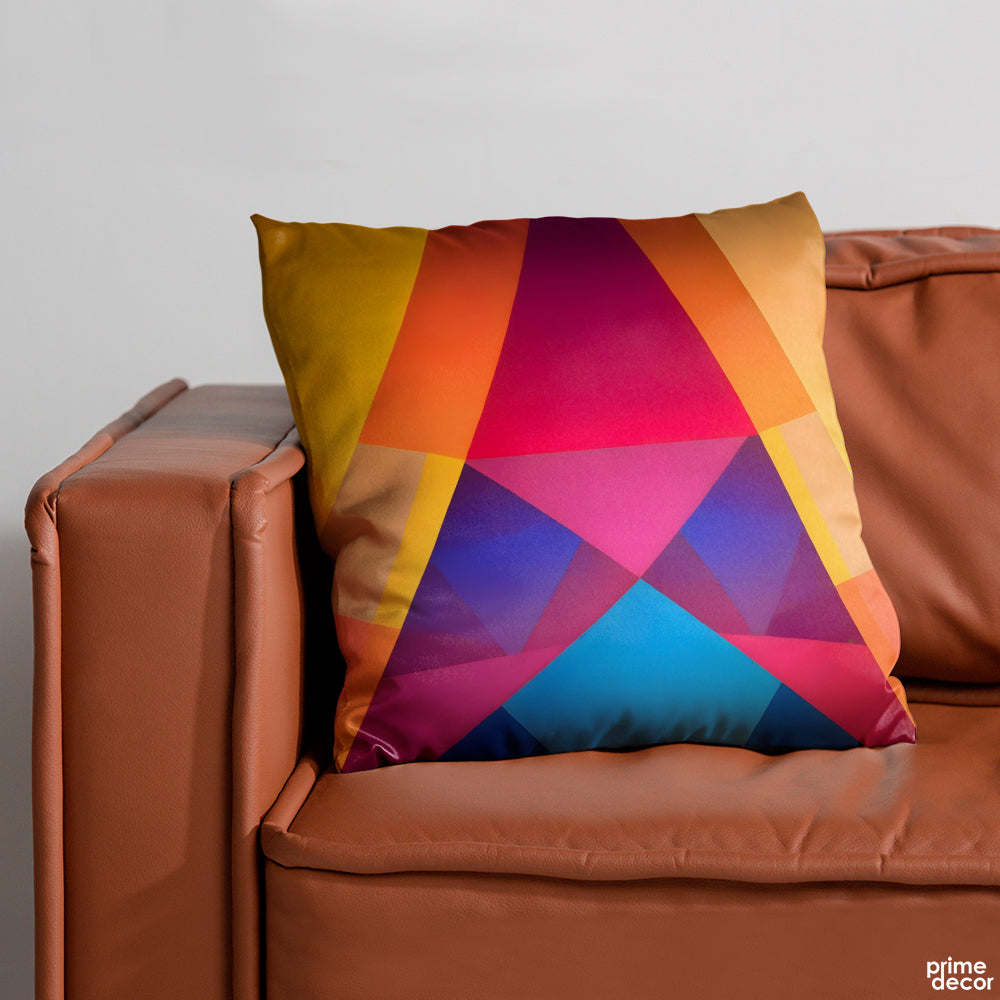 Symmetry Series - Spectrum | Abstract Cushion #254 - Prime Décor