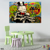Hermes Monopoly Holding Up A Gun (Single Panel) Fashion Wall Art