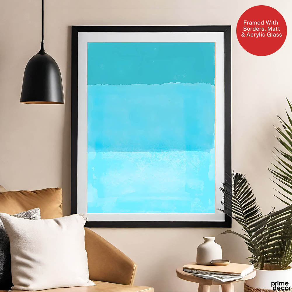 Blue Color Shades Design | Abstract Office Artwork #0025 - Prime Décor
