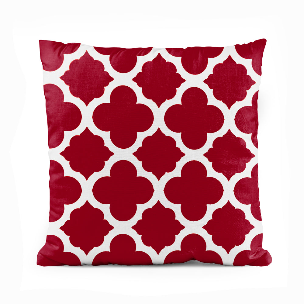 Symmetry Series - Red (Set of 5) | Abstract Cushion #269 - Prime Décor