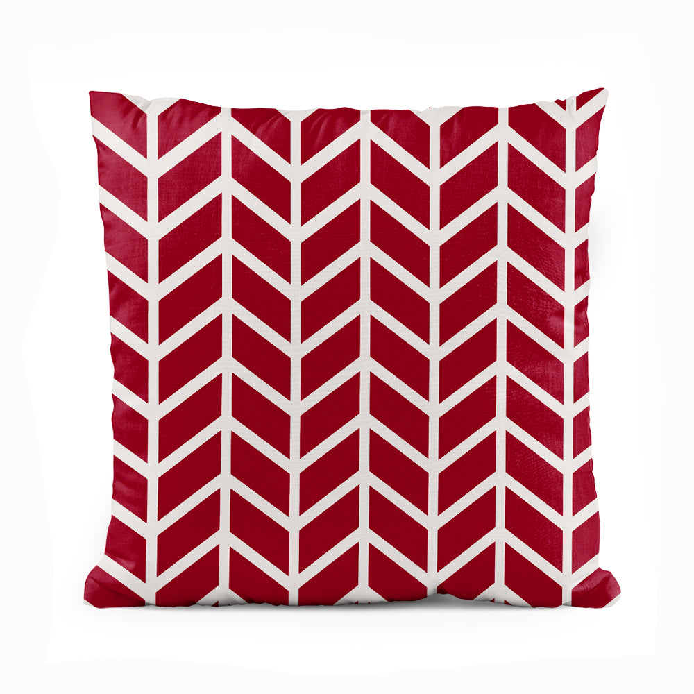 Symmetry Series - Red (Set of 5) | Abstract Cushion #269 - Prime Décor