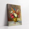 Pixelated Flower Bouquet Still Life Digital Painting (Single Panel) Floral Wall Art