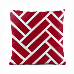 Symmetry Series - Red | Abstract Cushion #264 - Prime Décor