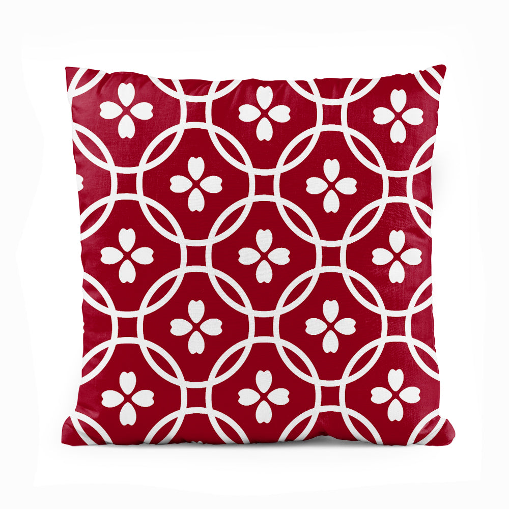 Symmetry Series - Red (Set of 5) | Abstract Cushion #269 - Prime Décor