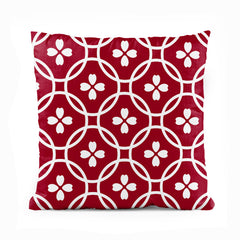 Symmetry Series - Red (Set of 5) | Abstract Cushion #269 - Prime Décor