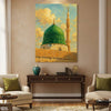 The Prophet's Mosque Digital Painting (Single Panel) Islamic Wall Art