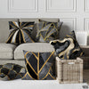 Mystic Marble Series - Charcoal (Set of 5) | Abstract Cushion #271